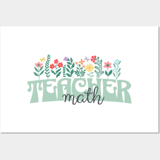 Math Teacher Posters and Art